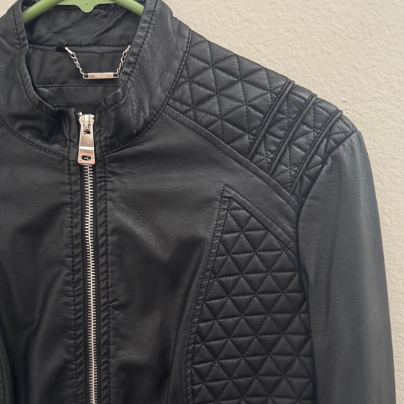 Women’s Faux Leather Jacket - Picture 3 of 7